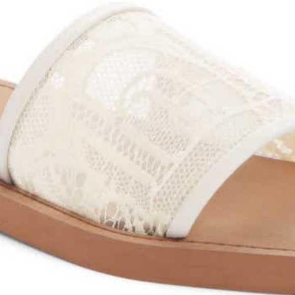 Chloe Woody Lace Sandals, Sizes 38 and 39, NIB - Picture 2 of 8